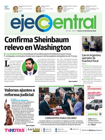 EjeCentral Diario | 24 de abril de 2026