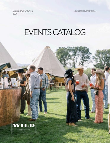Wild Events Catalog 2026-27