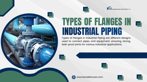 Types of Flanges in Industrial Piping | Complete Guide for Beginners & Engineers