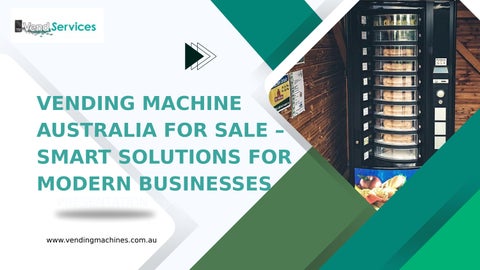 Vending Machine Australia for Sale (1)