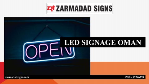 LED SIGNAGE OMAN