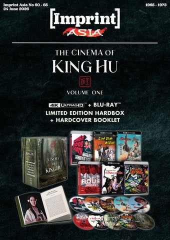 Imprint Press Release // The Cinema Of King Hu - Vol 1 