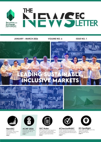 NewSECLetter - January to March 2026