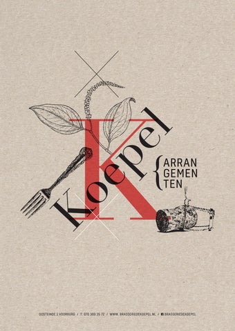 Brasserie De Koepel Arrangementen