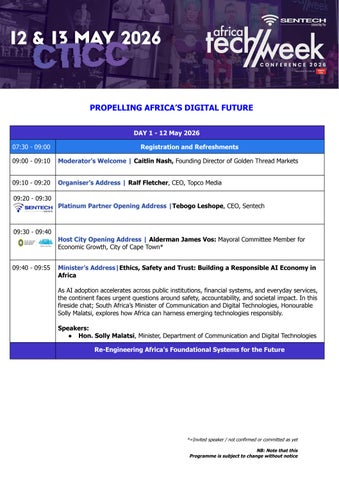 ATW 2026 DRAFT PROGRAMME 