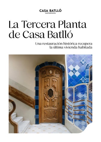 La Tercera Planta de Casa Batlló-ES