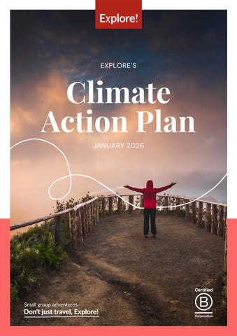 Explore's Climate Action Plan - 2026