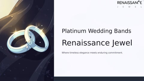 Renaissance Jewel wedding bands