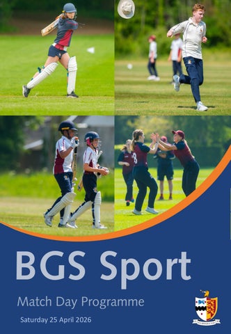 BGS Sport Match Day Programme