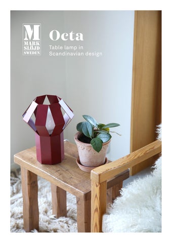 Octa – Joakim Thedin for Markslöjd - engelska