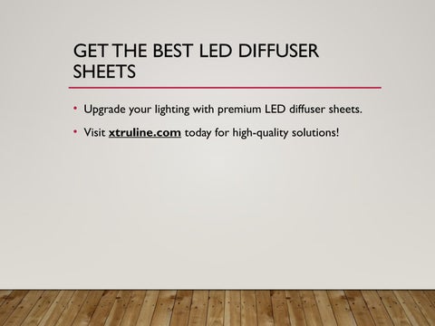 LED 灯饰 Diffuser Sheet 第 9 页