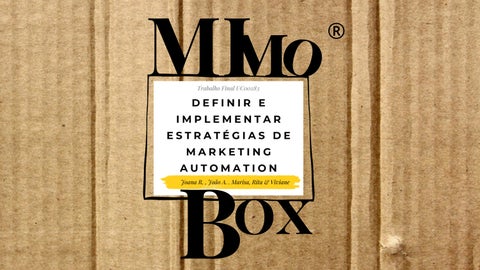 Versao 2 Apresentação - Projeto MIMOBOX