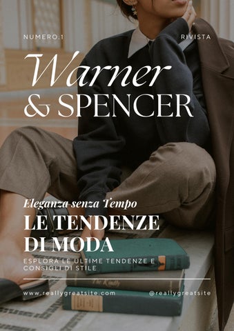 Bianco Elegante Rivista di Moda Documento A4