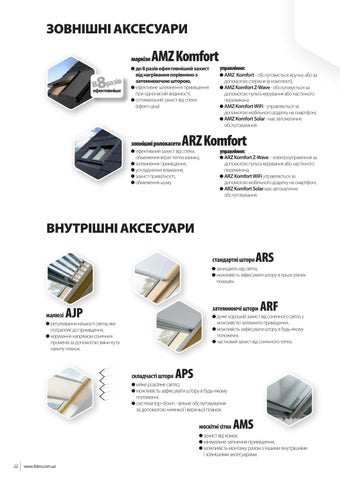 UA FAKRO - 家具目录 Товарів 第 22 页