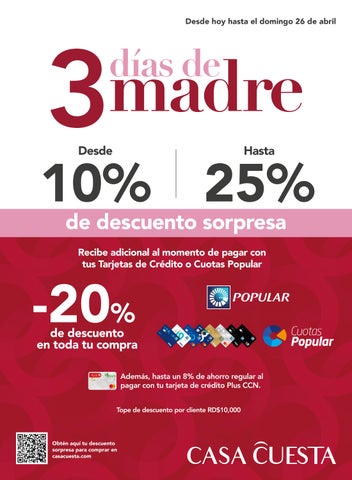 3 Días de Madre 2026 - Casa Cuesta