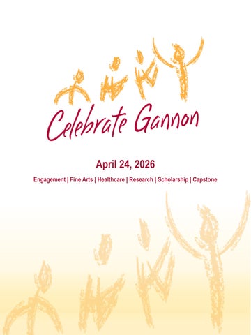 2026 Celebrate Gannon Magazine