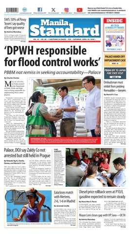 Manila Standard - 2026 April 25 - Saturday