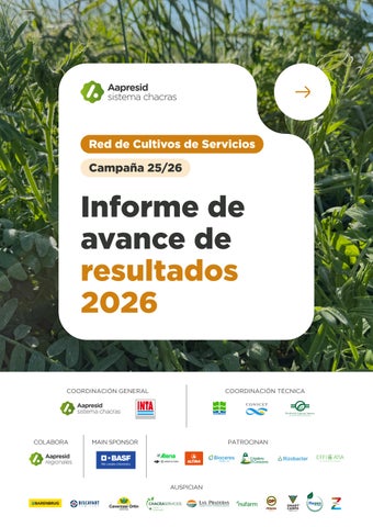 Red de Cultivos de Servicios 2026