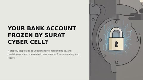 Surat Cyber Cell Bank Account Freeze Karde To Kya Kare – Complete Legal Guide