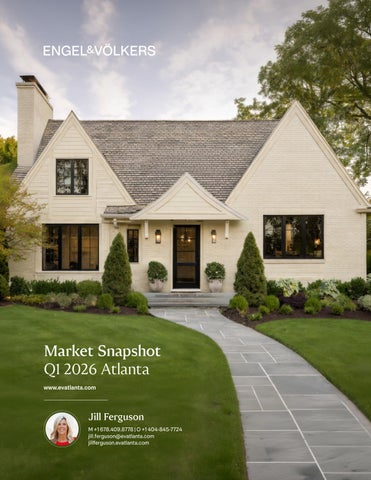 Market Snapshot Q1 2026 Atlanta | Engel & Völkers | Jill Ferguson