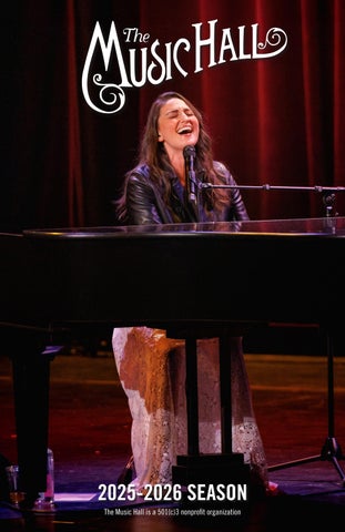 The Music Hall's 2025-2026 Season Playbill