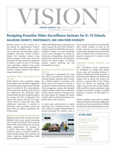 Spring 2026 Vision Issue 19: Designing Proactive Video Surveillance Systems for K-12 Schools