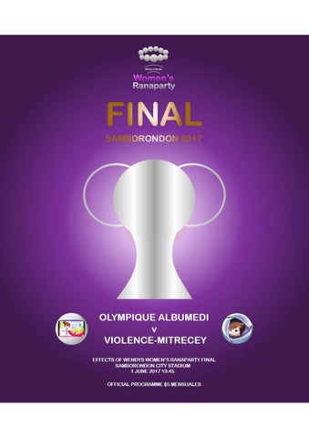 2017 Women's Ranaparty Programme