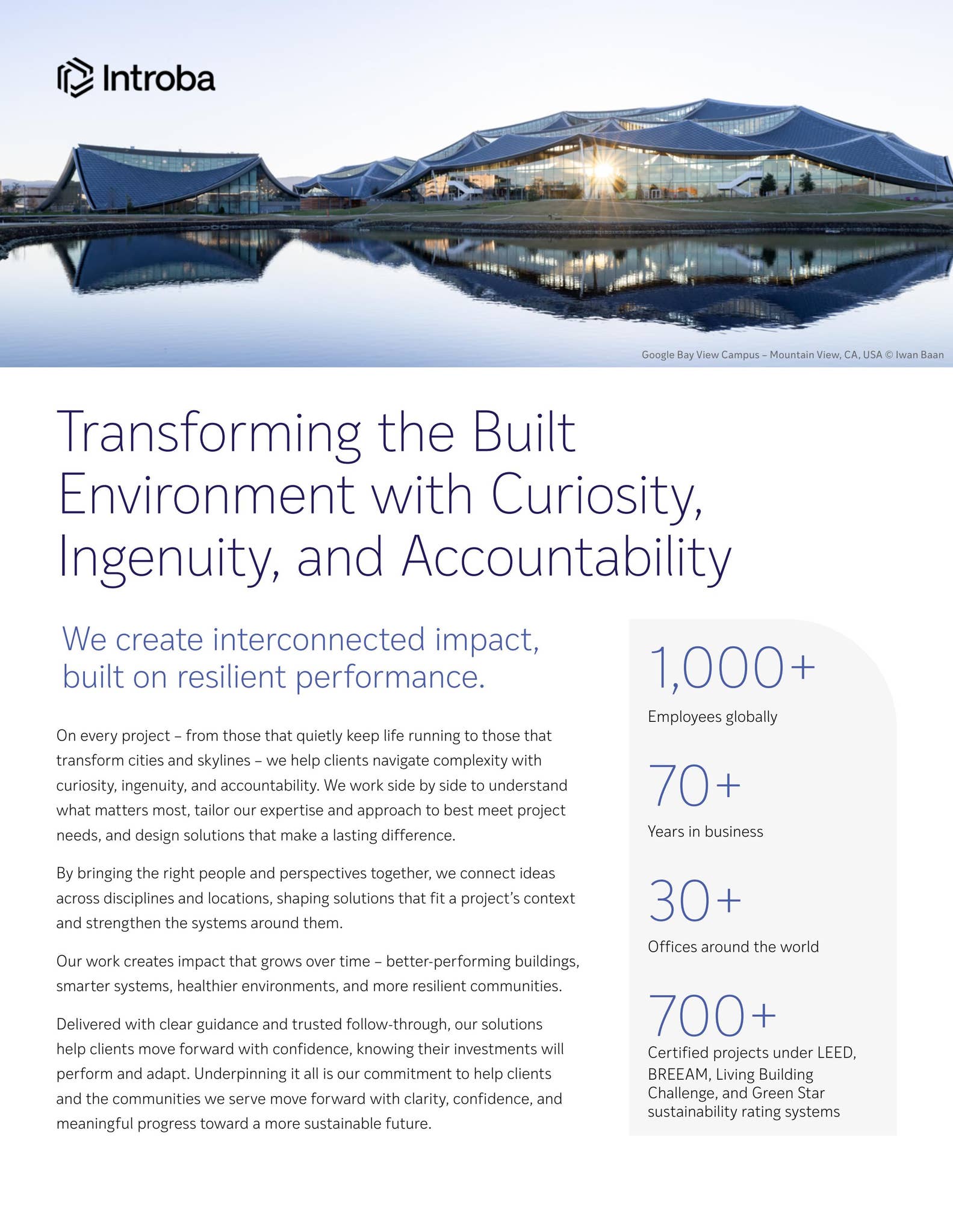 Introba Factsheet by Introba - Issuu