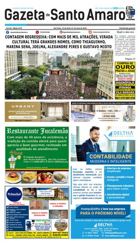 GAZETA DE SANTO AMARO - Edição 3370 -  São Paulo, 25 de abril a 01 de maio de 2026