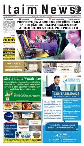 ITAIM NEWS -  Edição 1551 - São Paulo, 25 de abril a 01 de maio de 2026