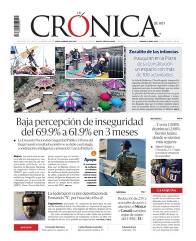 La Crónica de Hoy 25-04-2026