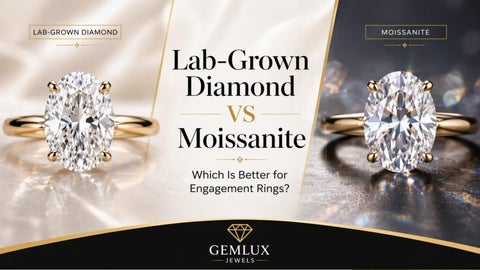 Lab-Grown Diamond or Moissanite — Which Stone Is Better for Your Forever Ring?