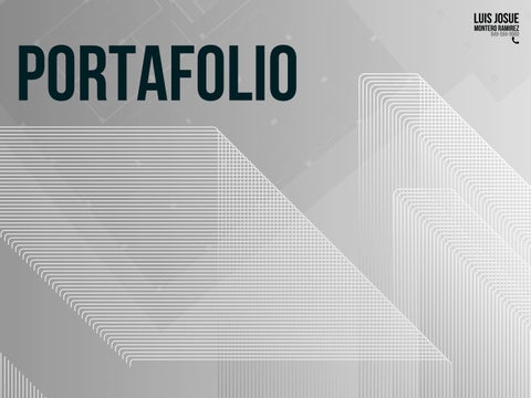 PORTAFOLIO ARQUITECTURA