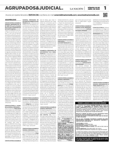 SUPLEMENTO - AGRUPADOS - EDICIÓN 11.230