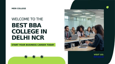 Best BBA College in Delhi NCR for Future Leaders