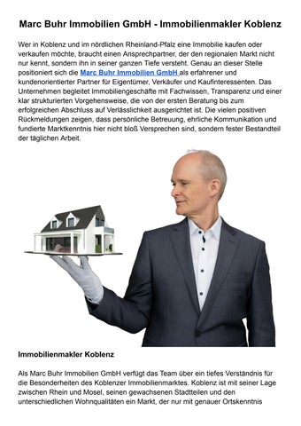 Marc Buhr Immobilien GmbH - Immobilienmakler Koblenz