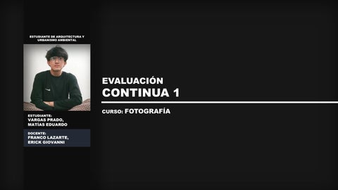 CURSO DE FOTOGRAFÍA - EC1 - VARGAS PRADO