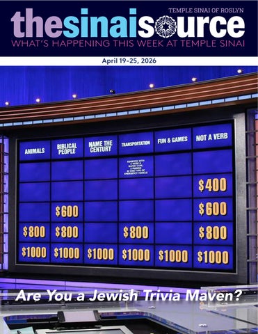 The Sinai Source April 26-May 2, 2026