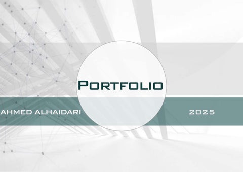AHMED AL-HAIDARI PORTFOLIO
