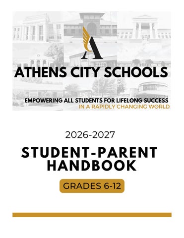 ACS 2026-2027 6-12 Student - Parent Handbook 