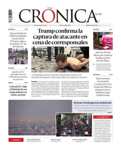 La Cronica de Hoy 26-04-2026