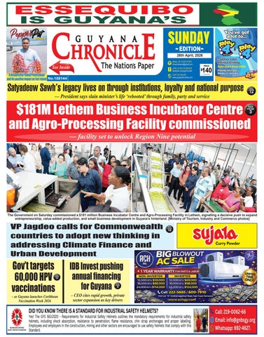 Guyana Chronicle E-Paper 26-04-2026.