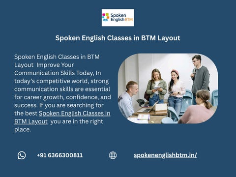 Spoken English Classes in BTM Layout (1)