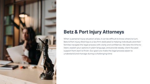 Personal Injury Attorneys Providing Clear Guidance and Client-Focused Representation