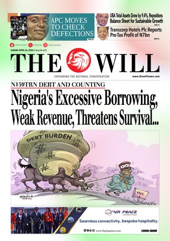 THEWILL NEWSPAPER APRIL 26, 2026
