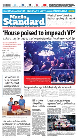 Manila Standard - 2026 April 27 - Monday