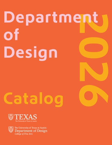 UT Design 2026 Catalog