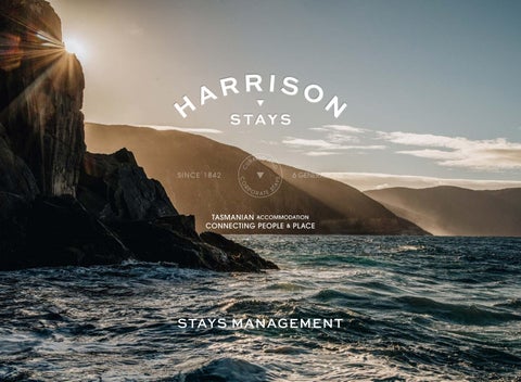 Harrison Stays | Management Brochure
