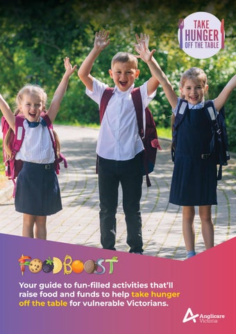 FoodBoost Fundraising Booklet - Schools