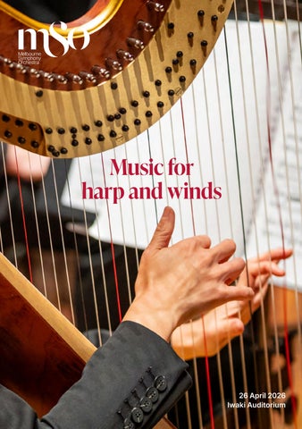 MSO Chamber Players 2026: Music for harp & winds